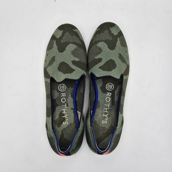 Rothys the Loafer in olive camo size 7.5 - Picture 5 of 8